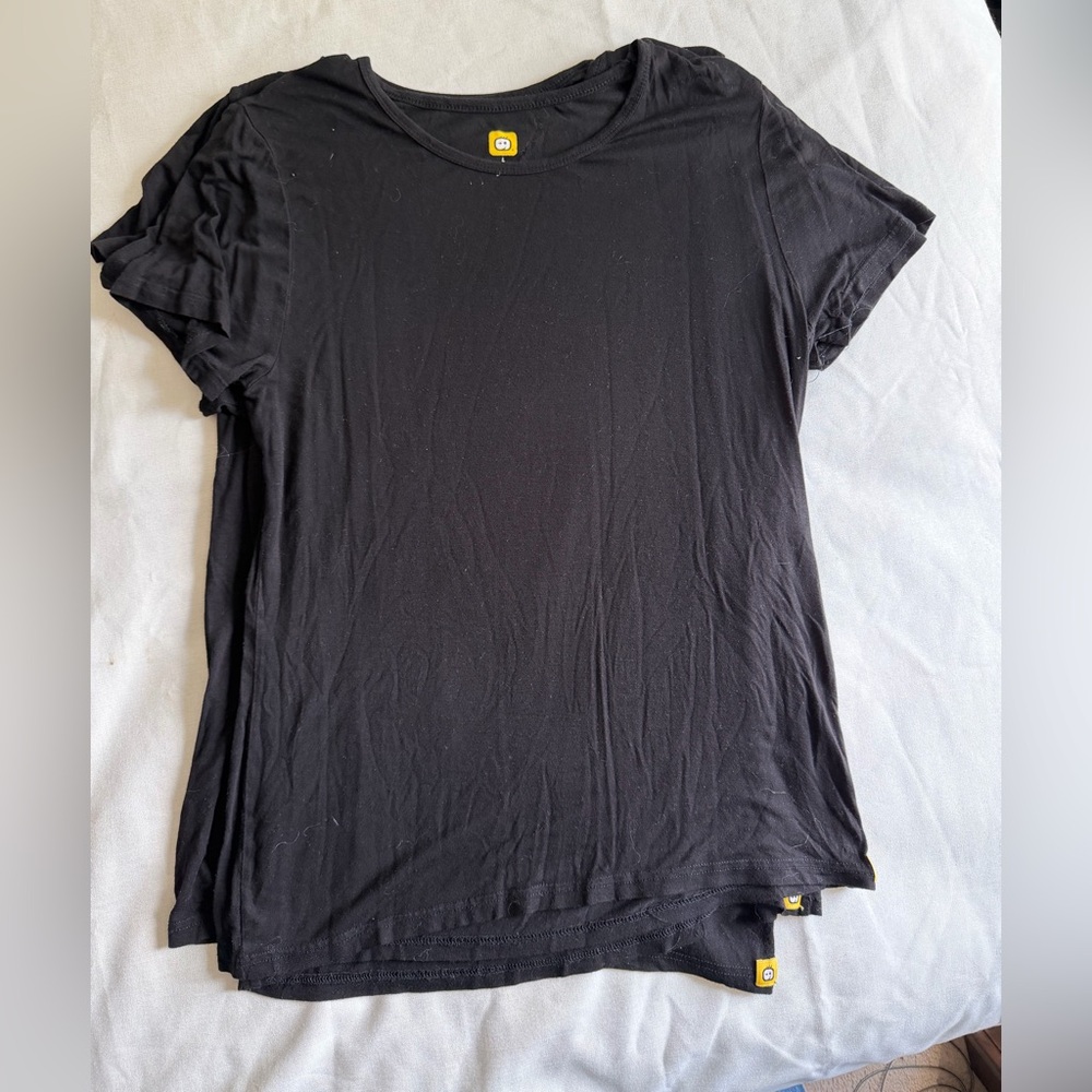 Black Short Sleeve Underscrub T-Shirts- 3 Pack Large